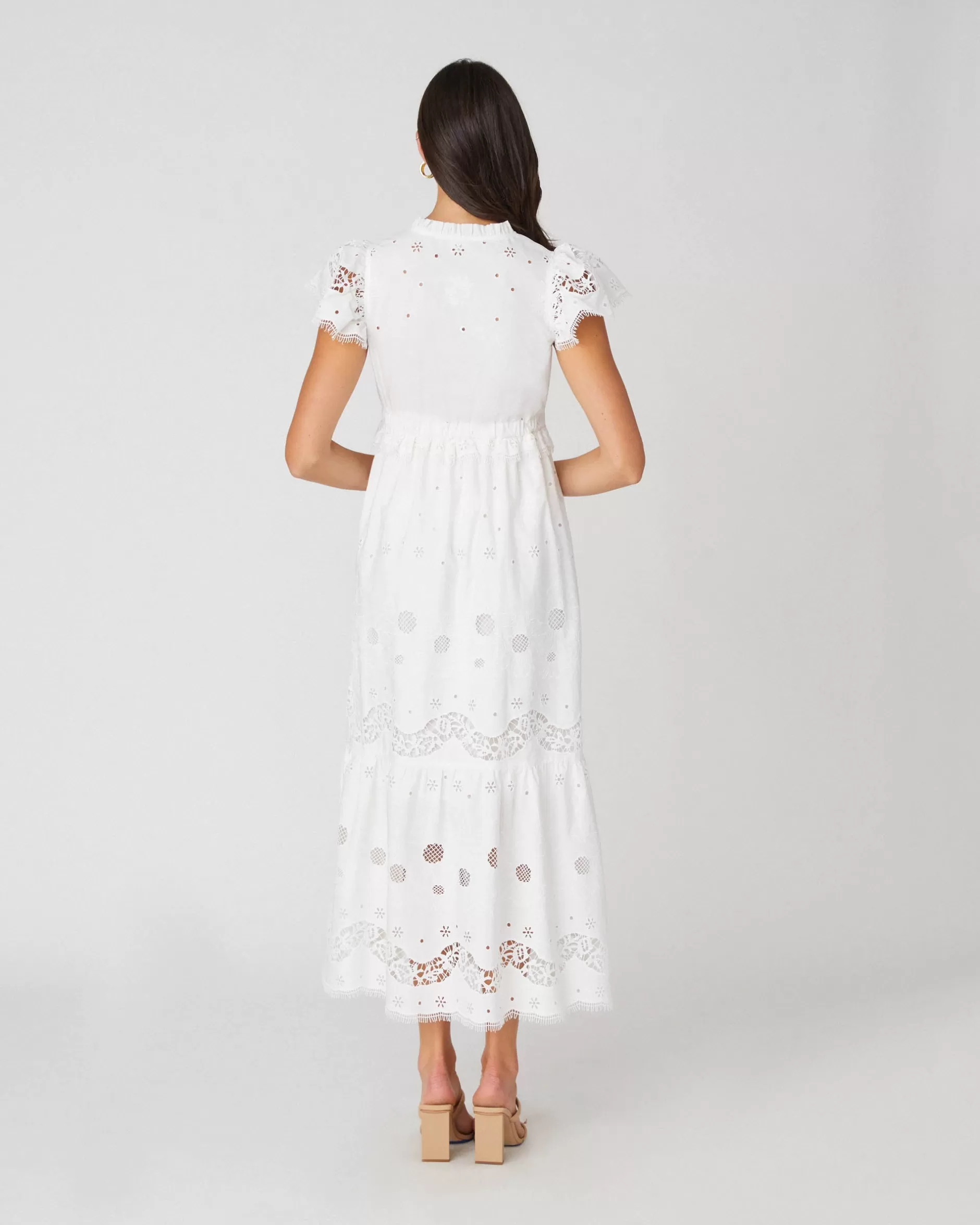 Discount Shoshanna Varah Dress Optic White